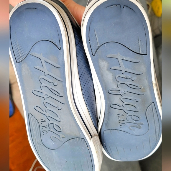 Tommy Hilfiger Navy blue sneakers/ tennis shoes/loafer - mens 10.5 - Picture 6 of 9